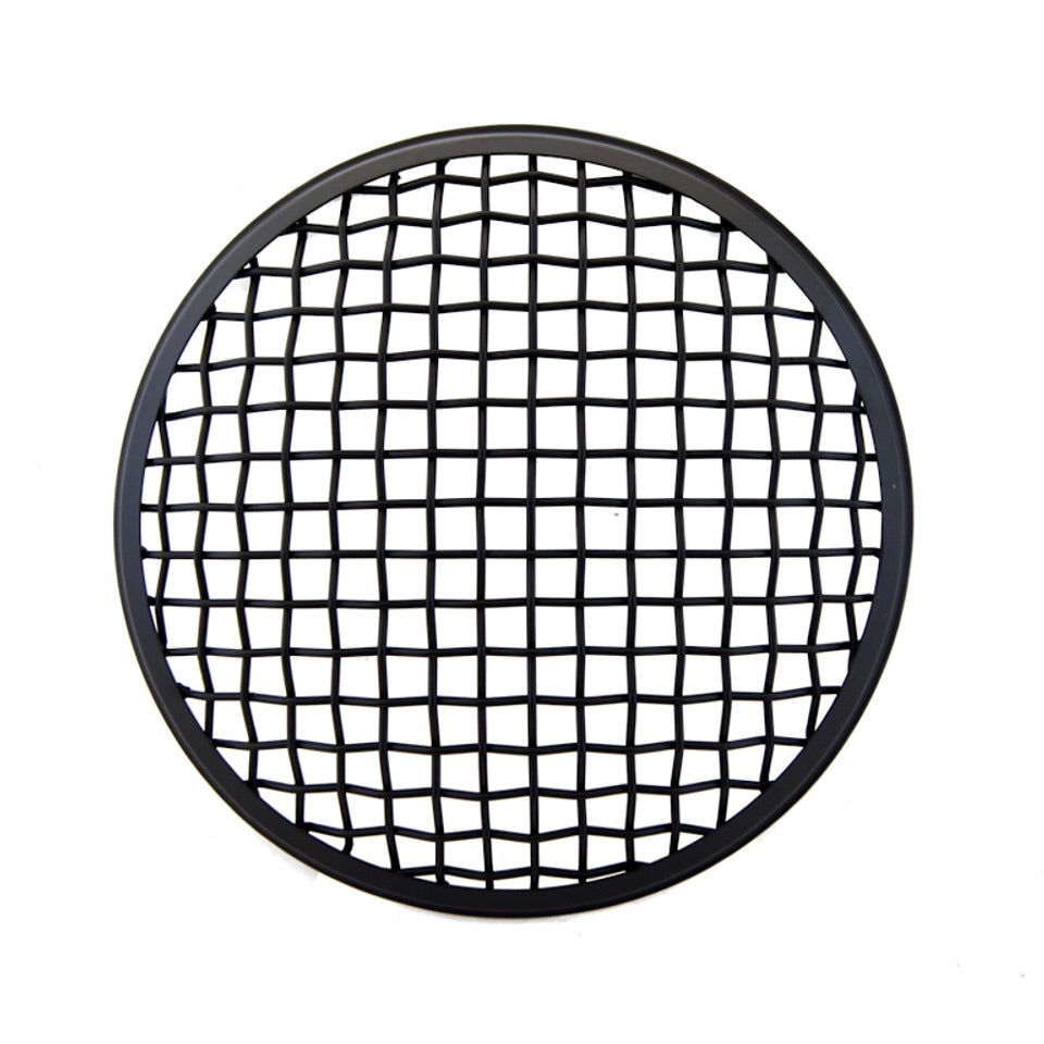 Matt Black Mesh Headlight Grill 7" Inch