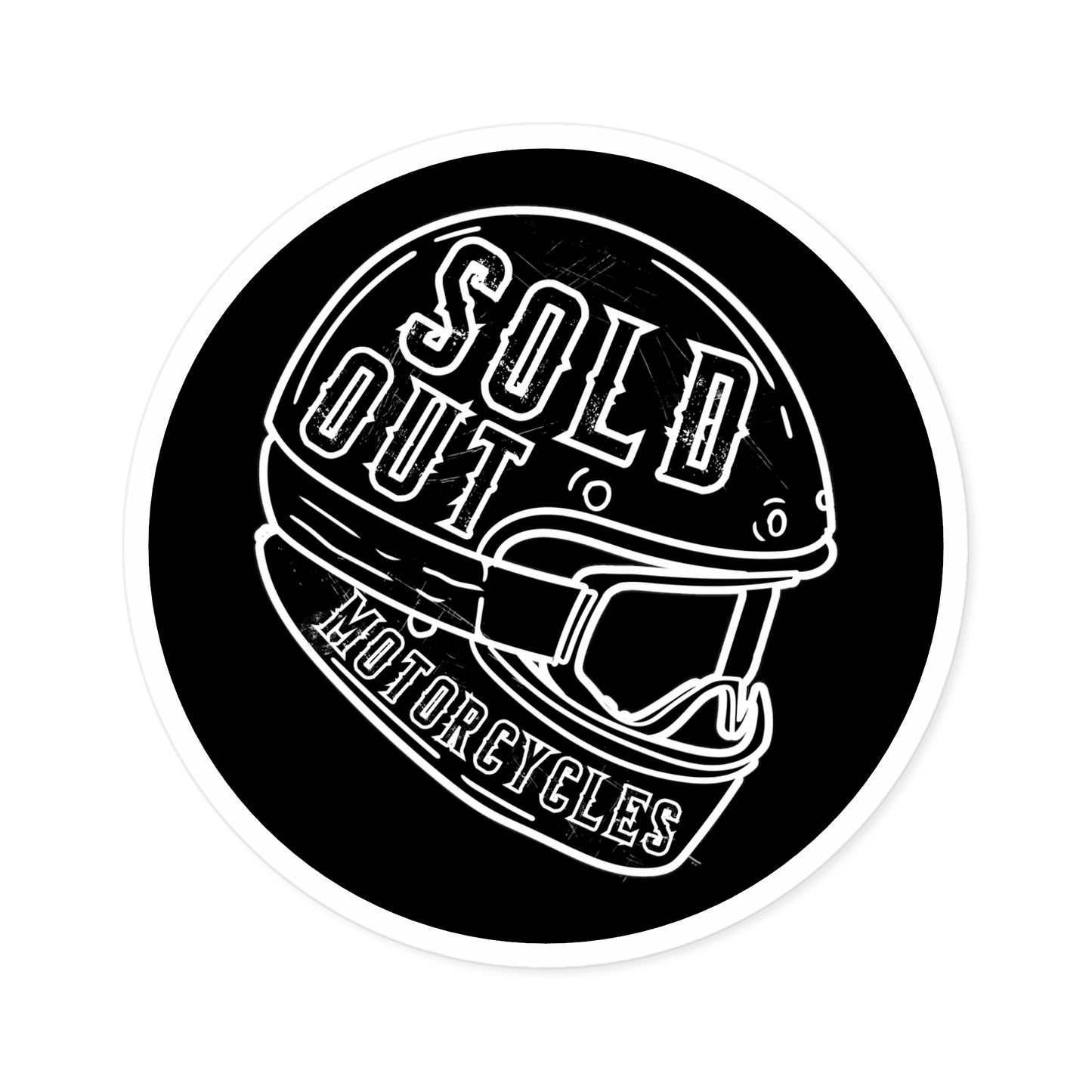 Sold Out Helmet Sticker