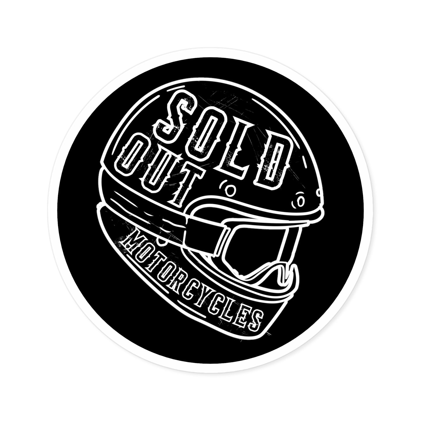 Sold Out Helmet Sticker
