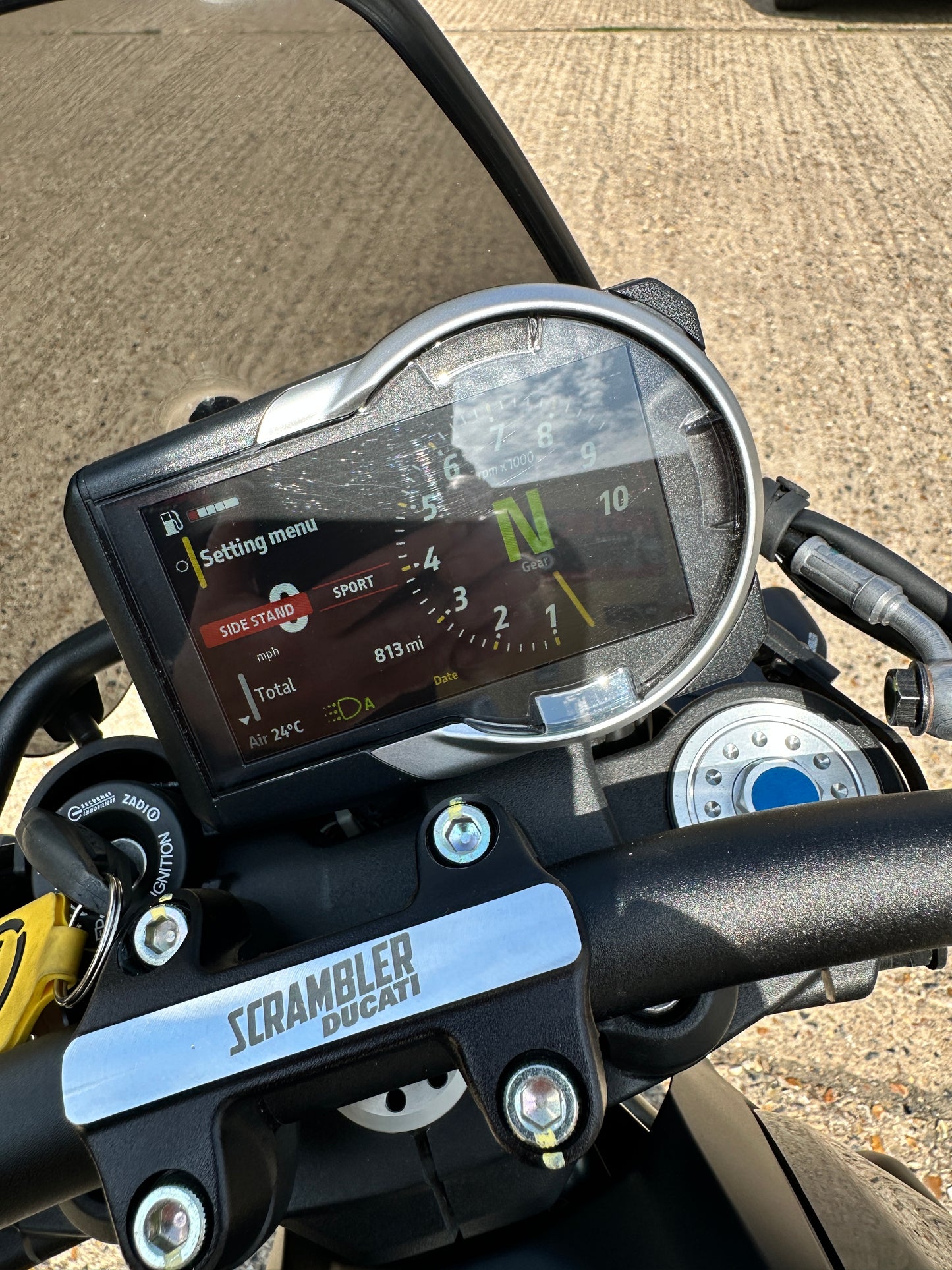 2023 Ducati Scrambler Nightshift with low miles