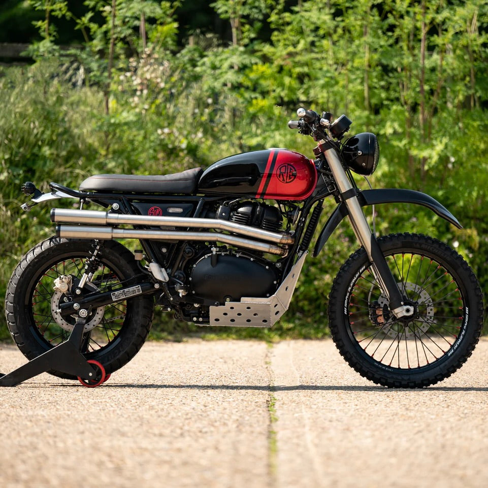Short Rear Aluminium Mudguard & Mount