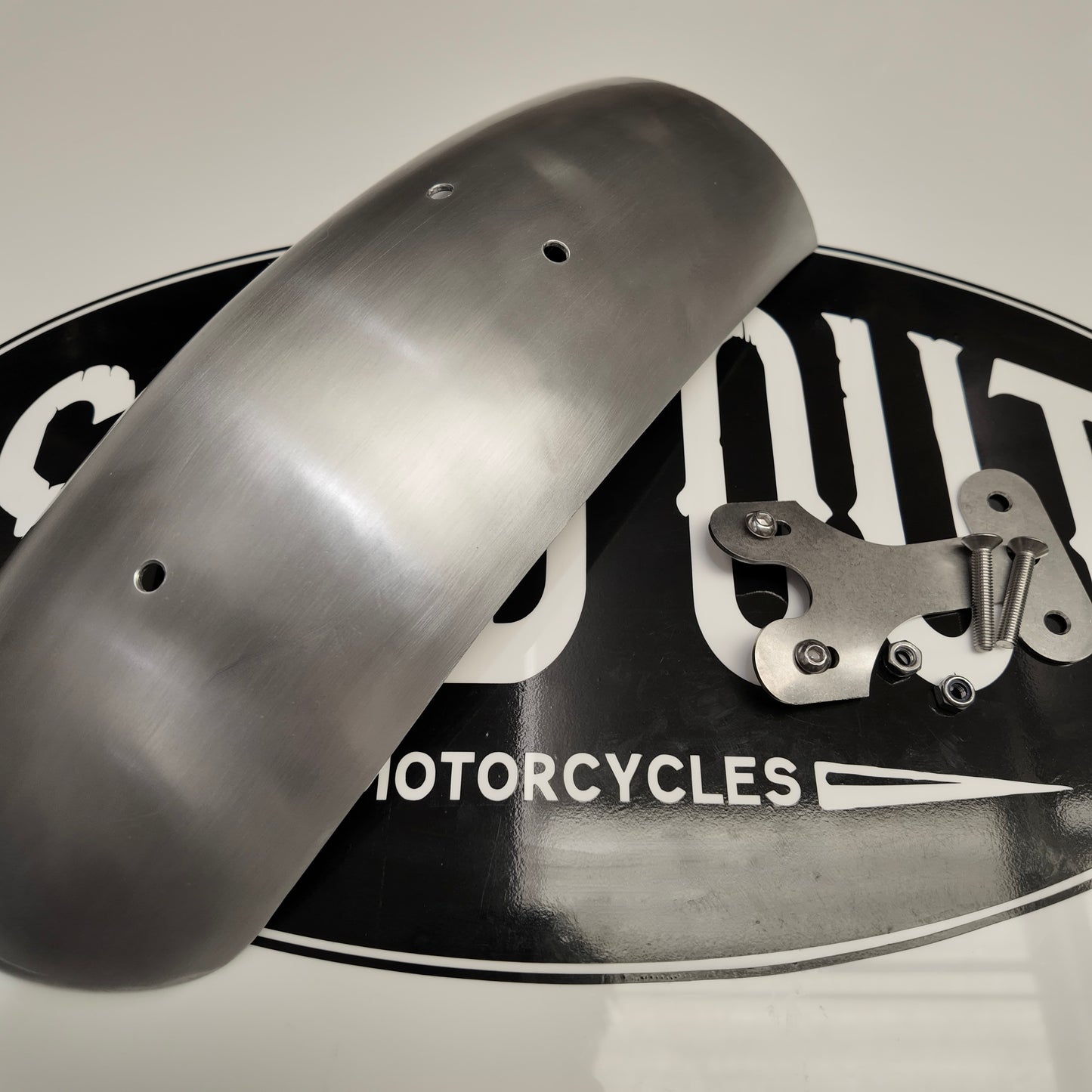 Short Rear Aluminium Mudguard & Mount
