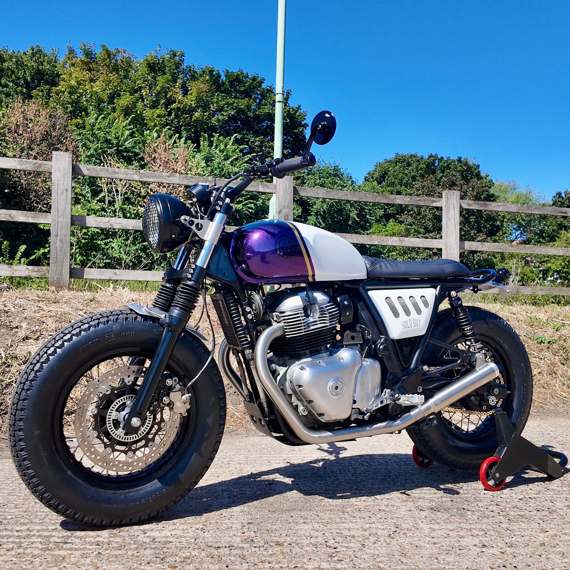 Brat Style Scrambler Royal Enfield Interceptor Brat – Sold Out