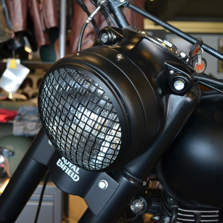 Matt Black Mesh Headlight Grill 7