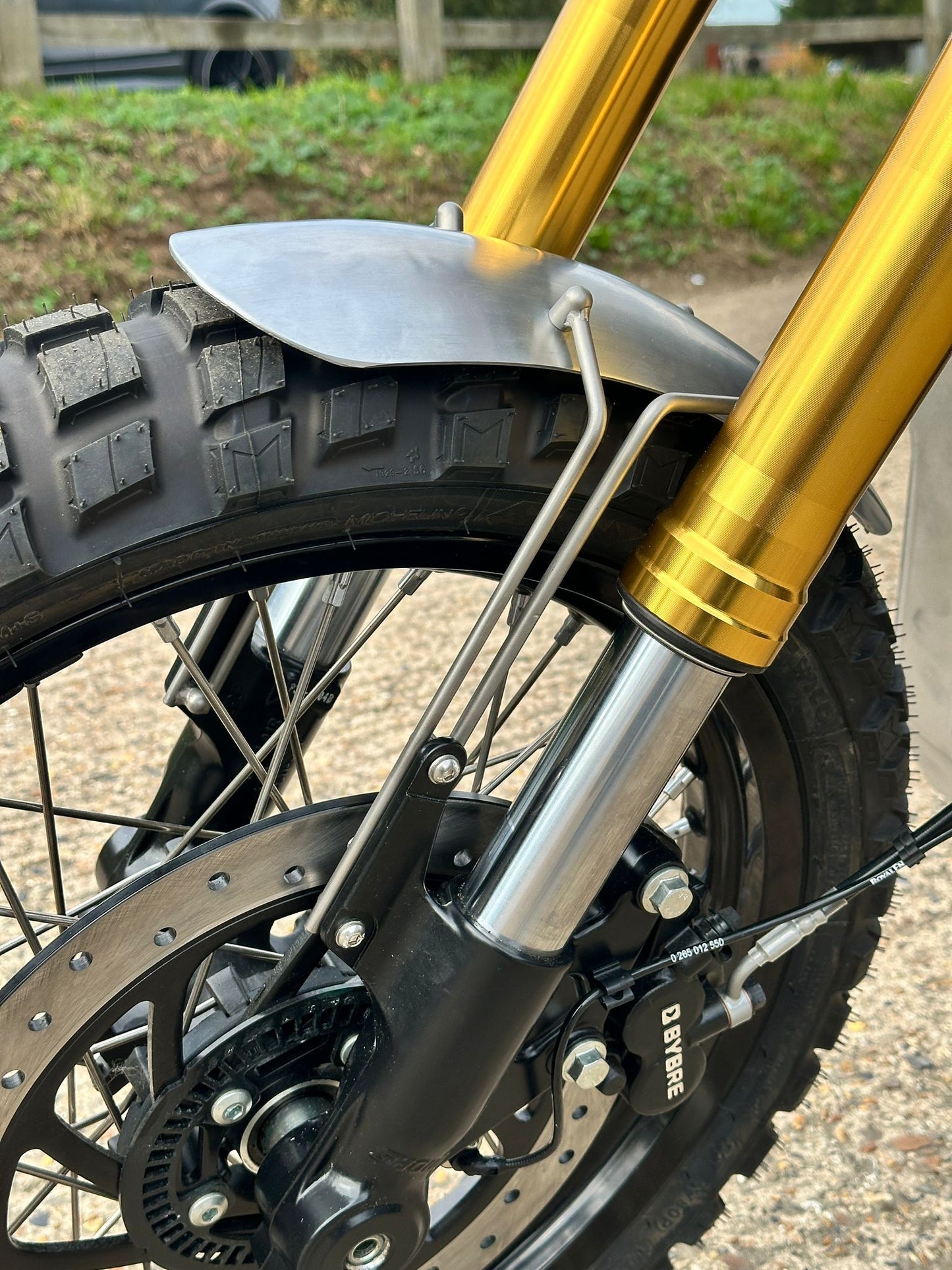 Bear 650 Aluminium Front Mudguard &  Brackets