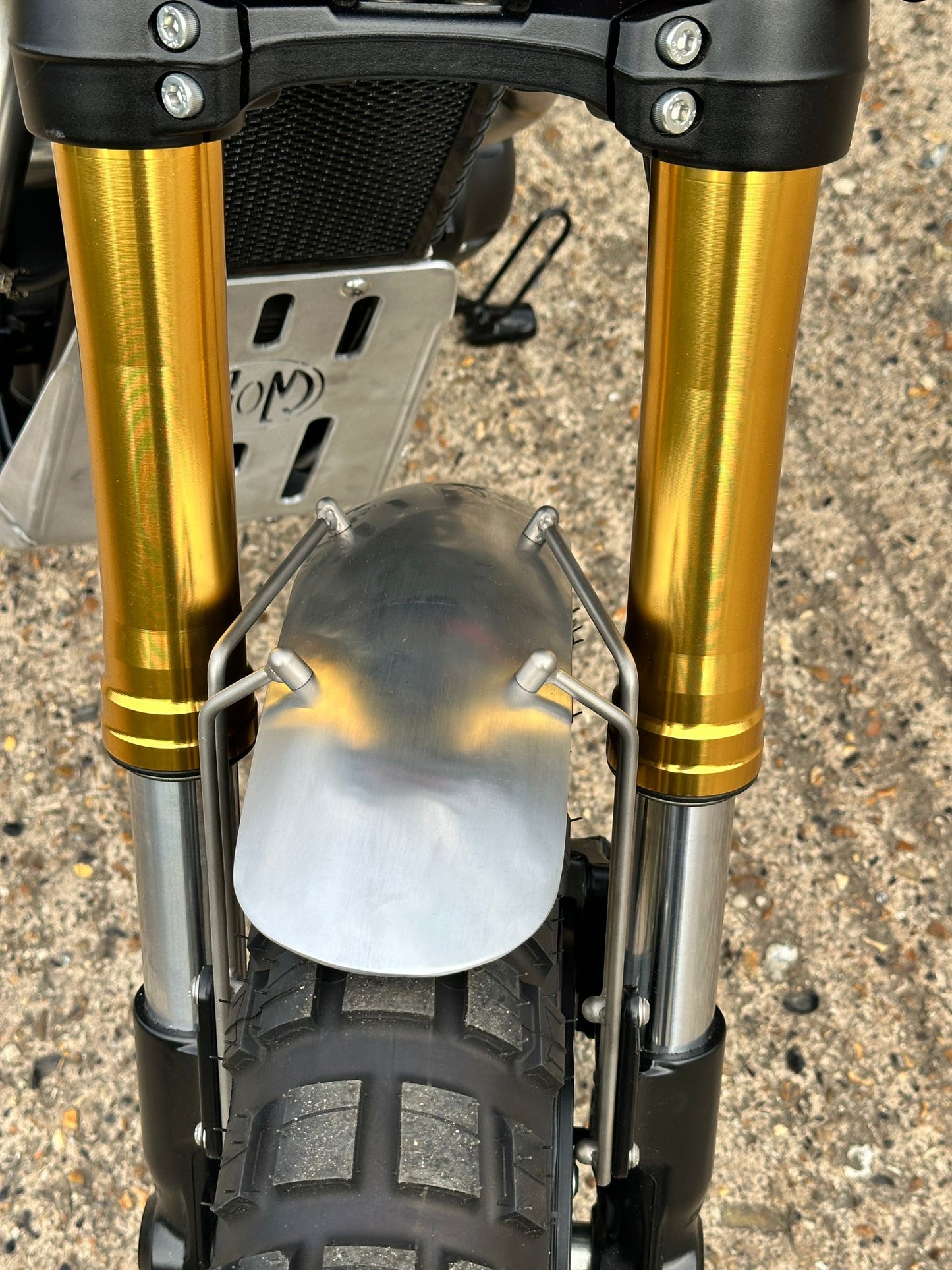 Bear 650 Aluminium Front Mudguard &  Brackets