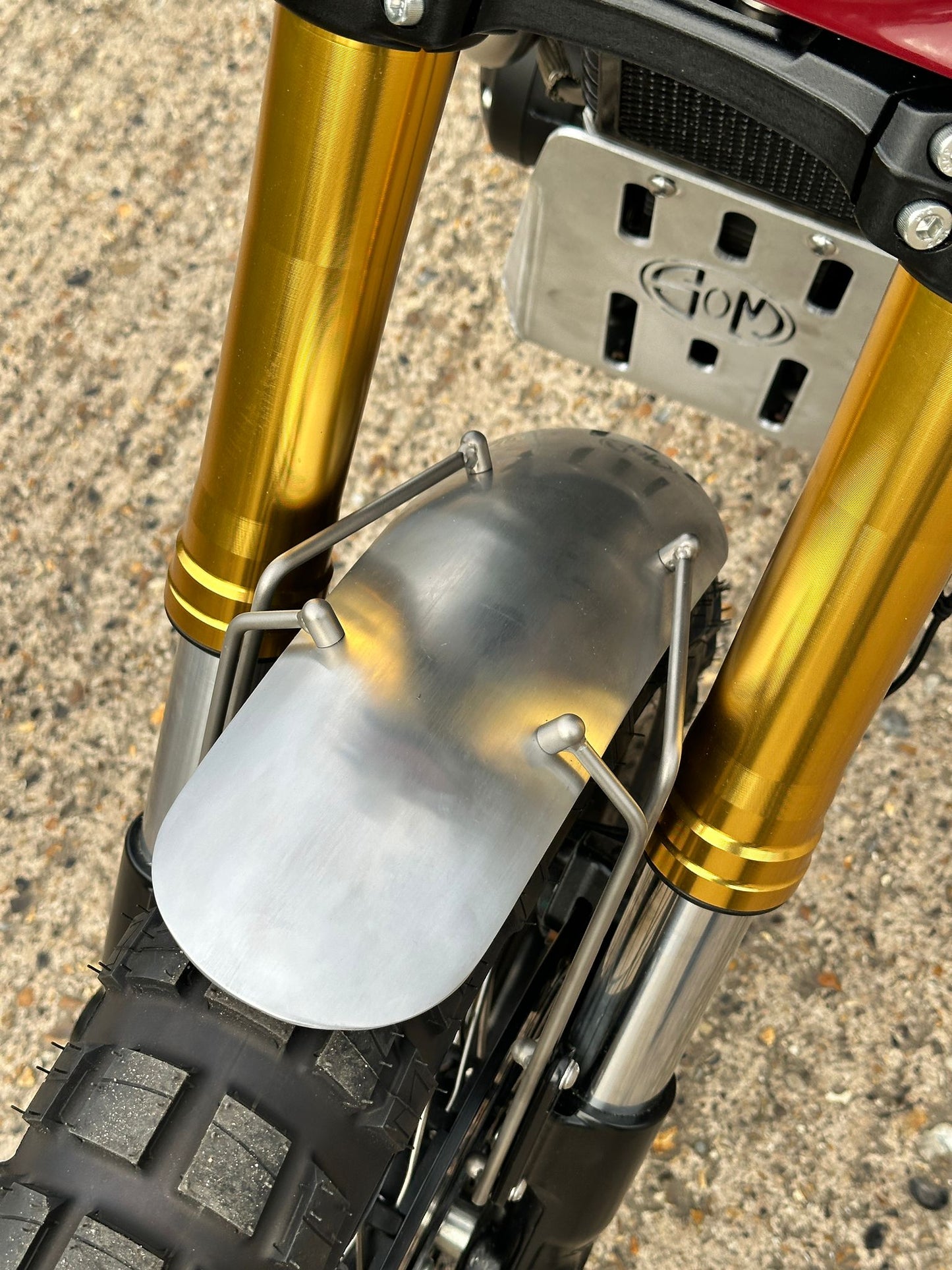 Bear 650 Aluminium Front Mudguard &  Brackets