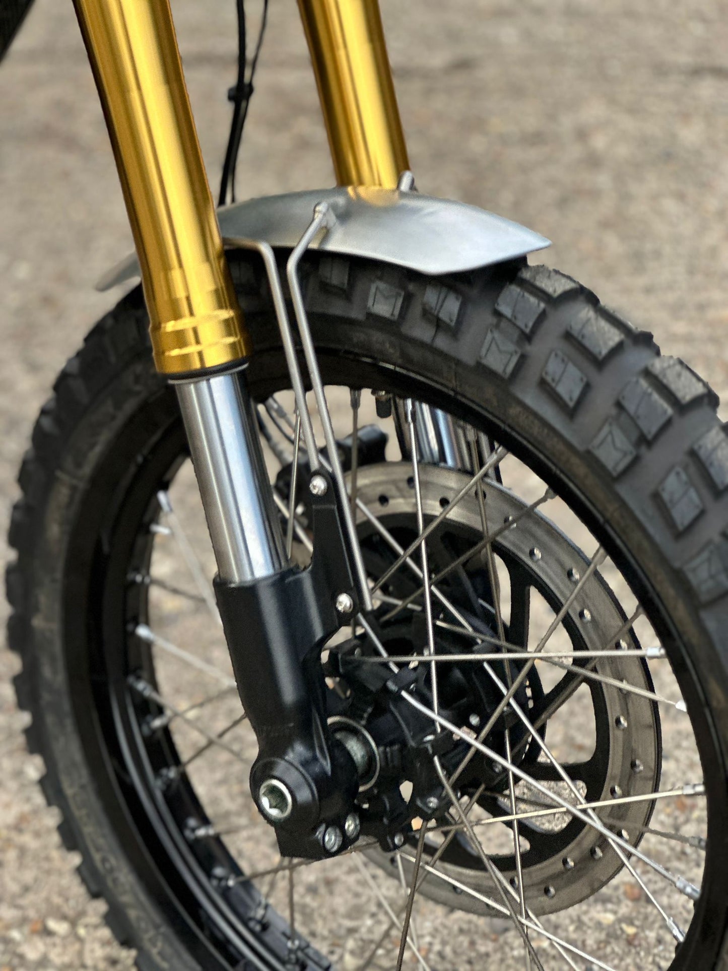 Bear 650 Aluminium Front Mudguard &  Brackets