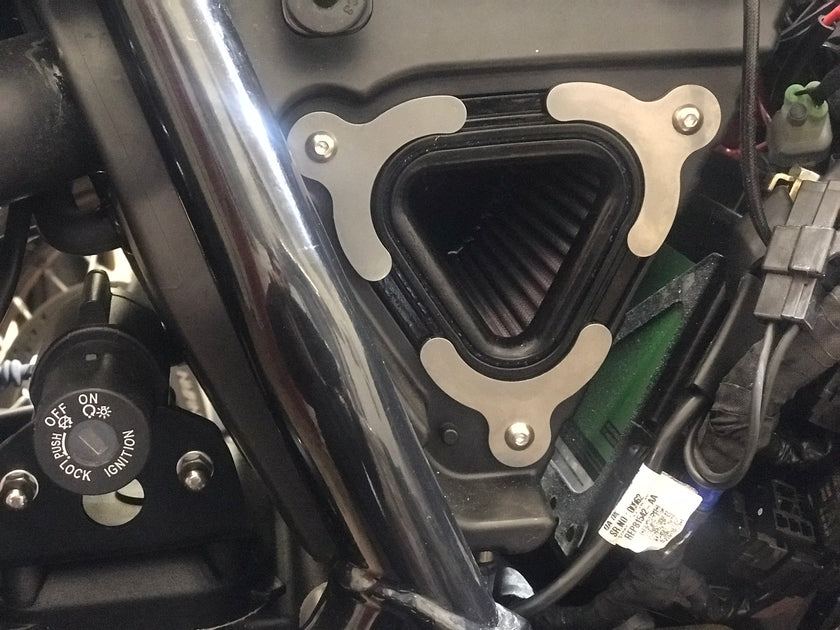 K & N High-Flow Air Filter (RO-6518) & Bracket Kit