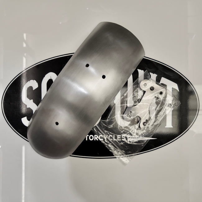Short Rear Aluminium Mudguard & Mount
