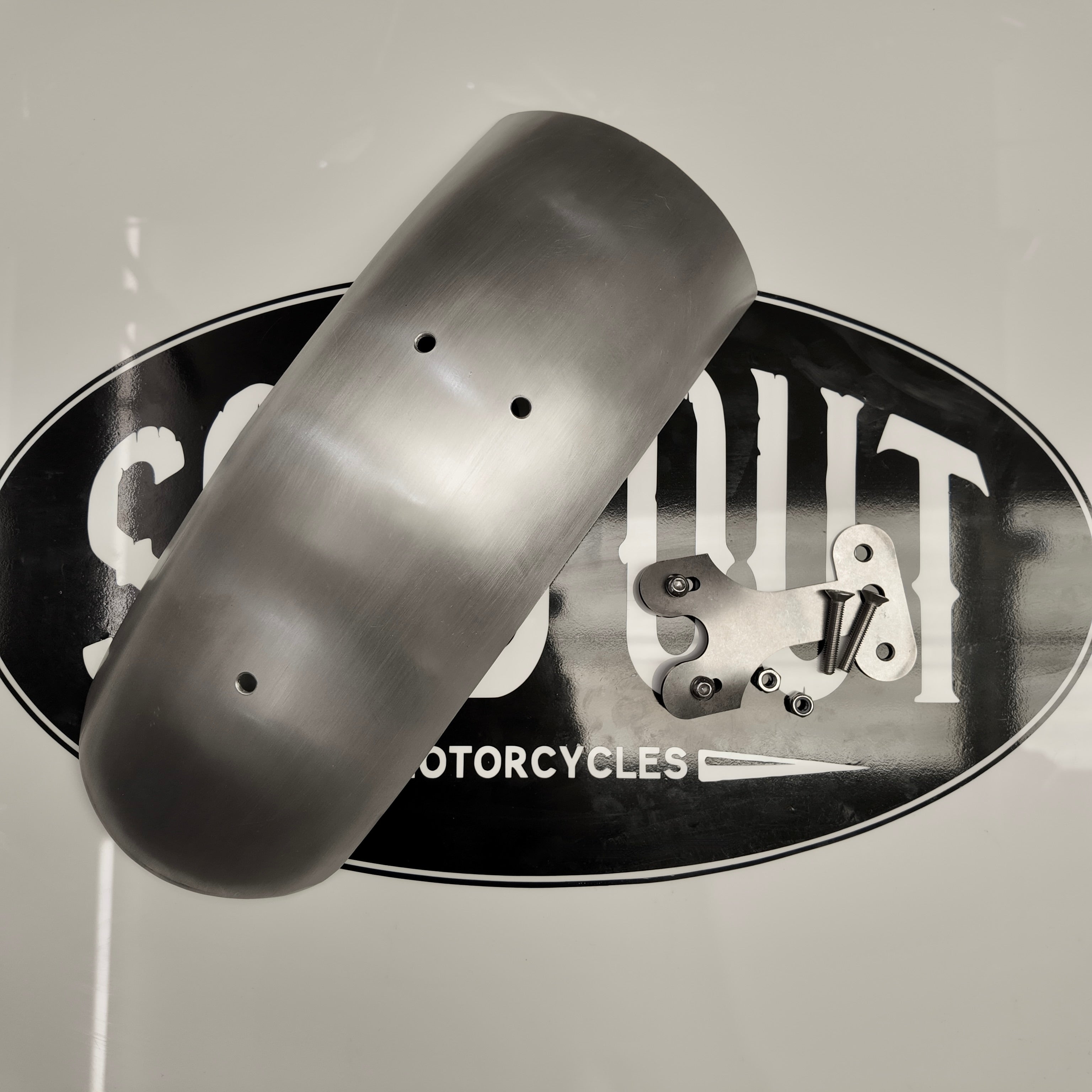 Short Rear Aluminium Mudguard & Mount