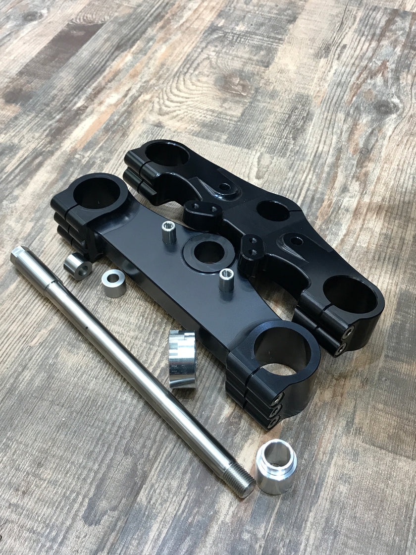 Royal Enfield Interceptor Yokes/Triple Trees (+ 30mm Wide) Kit